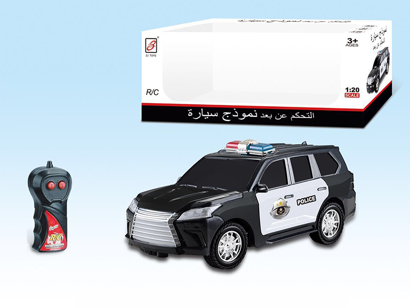 1:20 LX570 2-Channel Remote Control Police Car(Not Included Battery)