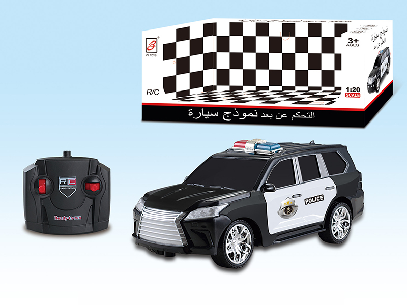 1:20 LX570 4-Channel Remote Control Police Car(Not Included Battery)