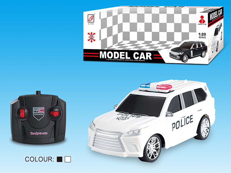 1:20 LX570 4-Channel Remote Control Police Car(Not Included Battery)