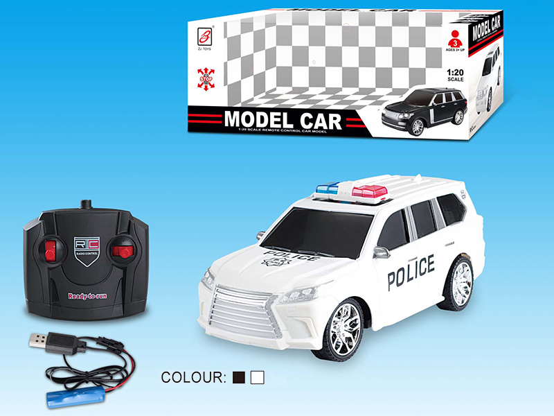 1:20 LX570 4-Channel Remote Control Police Car(Included Battery)