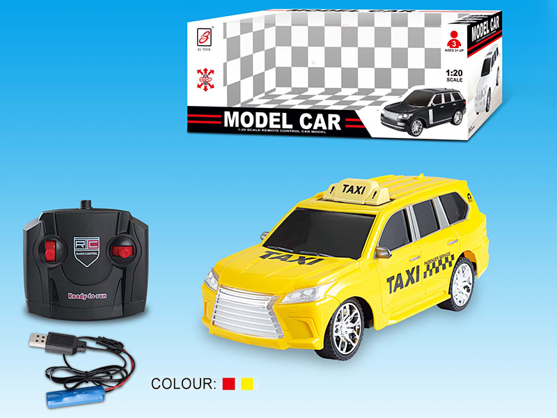 1:20 LX570 4-Channel Remote Control Taxi(Included Battery)