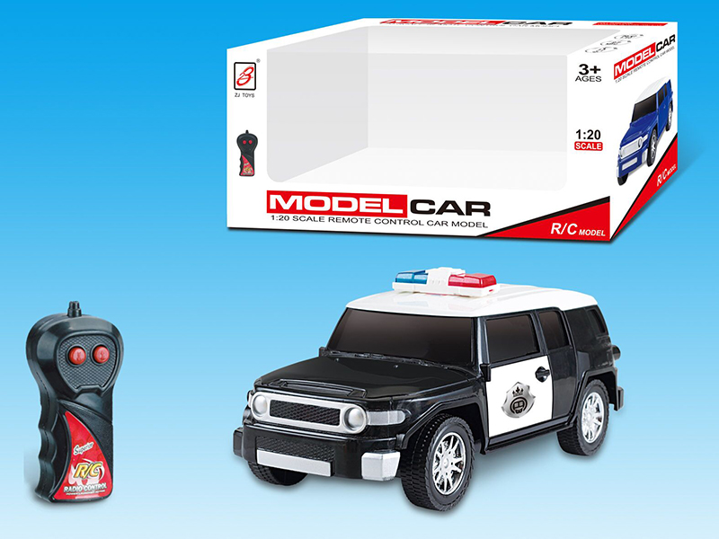 1:20 FJ Cruiser 2-Channel Remote Control Police Car(Not Included Battery)