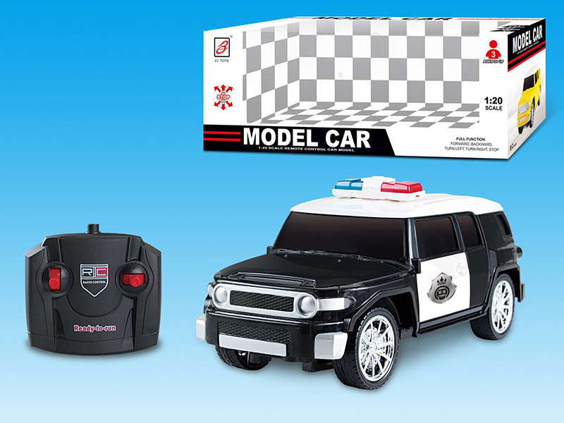 1:20 FJ Cruiser 4-Channel Remote Control Police Car(Not Included Battery)