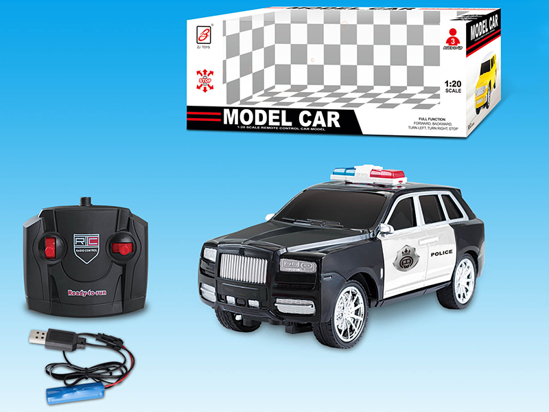 1:20 Cullinan 4-Channel Remote Control Police Car( Included Battery)