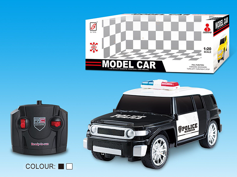 1:20 FJ Cruiser 4-Channel Remote Control Police Car(Not Included Battery)