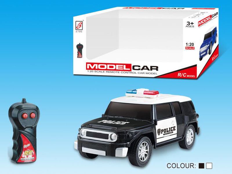 1:20 FJ Cruiser 2-Channel Remote Control Police Car(Not Included Battery)