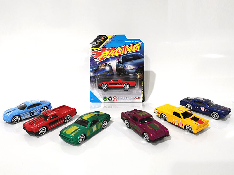 Alloy Slide Racing Car Set