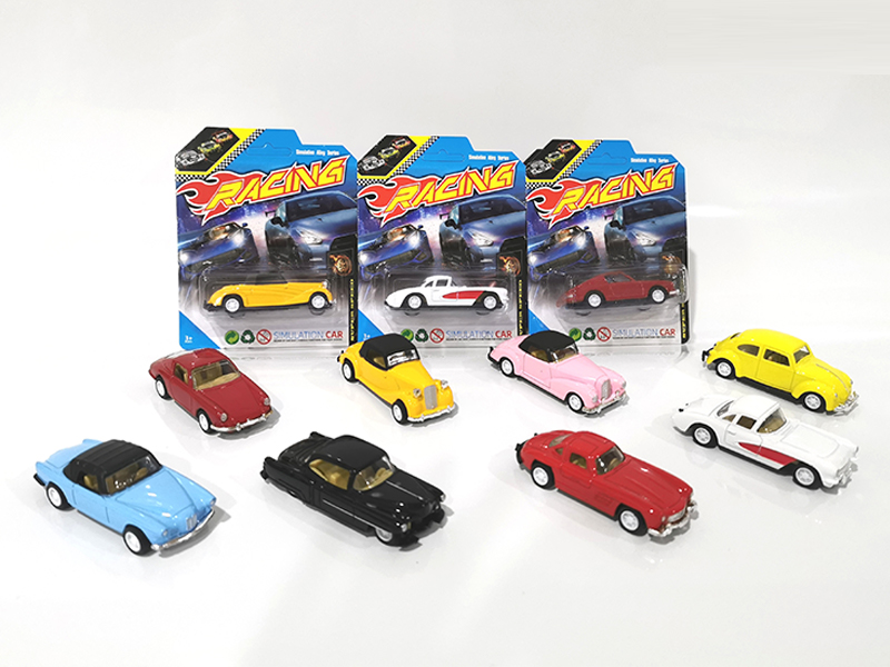 1:60 Alloy Pull Back Model Vintage Car