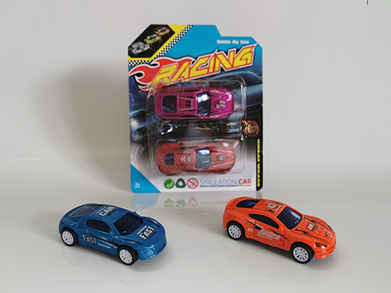 2PCS 1:64 Alloy Pull Back Racing Car