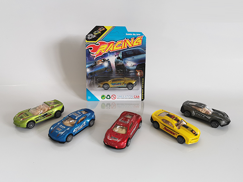 Alloy Pull Back Racing Car Set