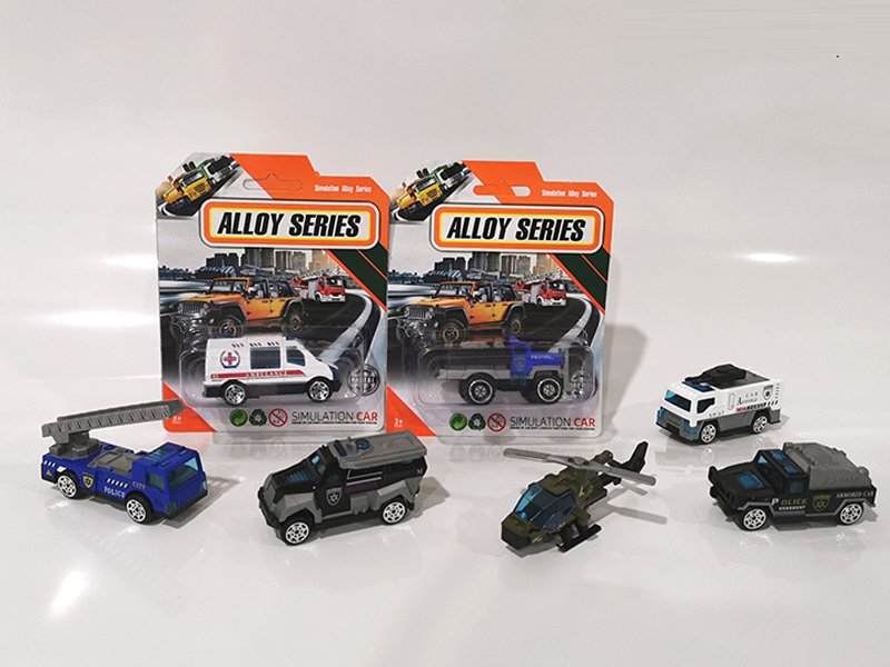 1:64 Alloy Slide Car/Aircraft Set