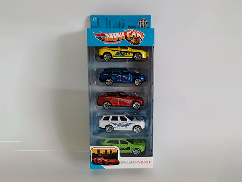 5PCS Alloy Slide Suv Car Set
