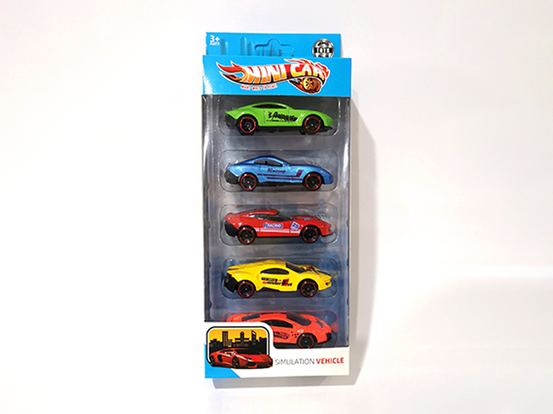 5PCS Alloy Pull Back Racing Car Set