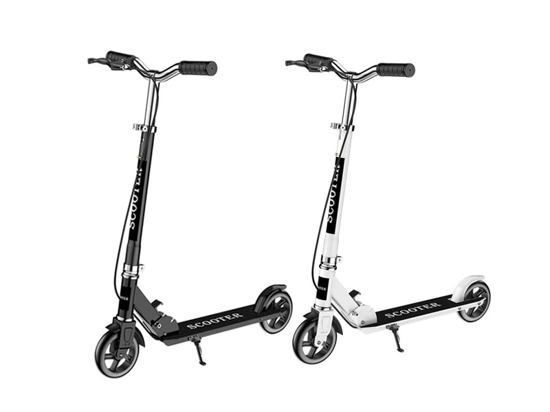 Large Wheel Scooter+Handbrake Pu Environmental Protection Wheel