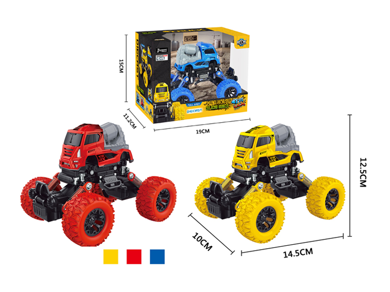 4Wd Pull Back Alloy Alloy Climbing Engineering Vehicle