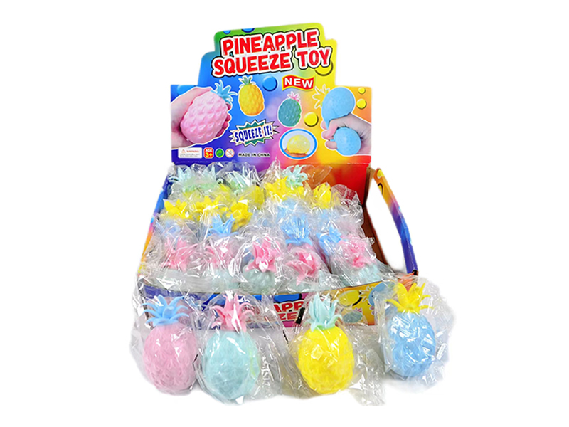 24Pcs Small Crystal Bead Pineapple Decompression Toy