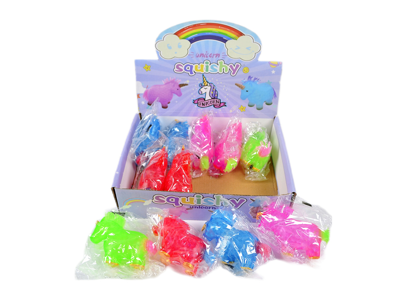 12Pcs Crystal Bead Unicorn Decompression Toy