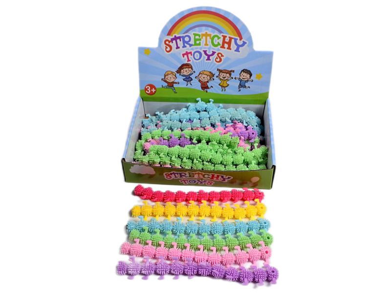 50Pcs Caterpillar Decompression Toy
