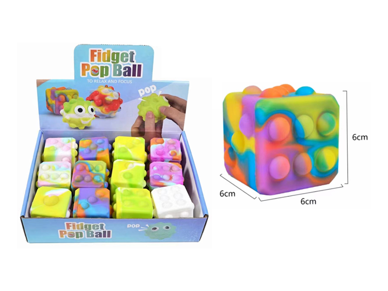 12Pcs Deratization Pioneer Dice Decompression Toy