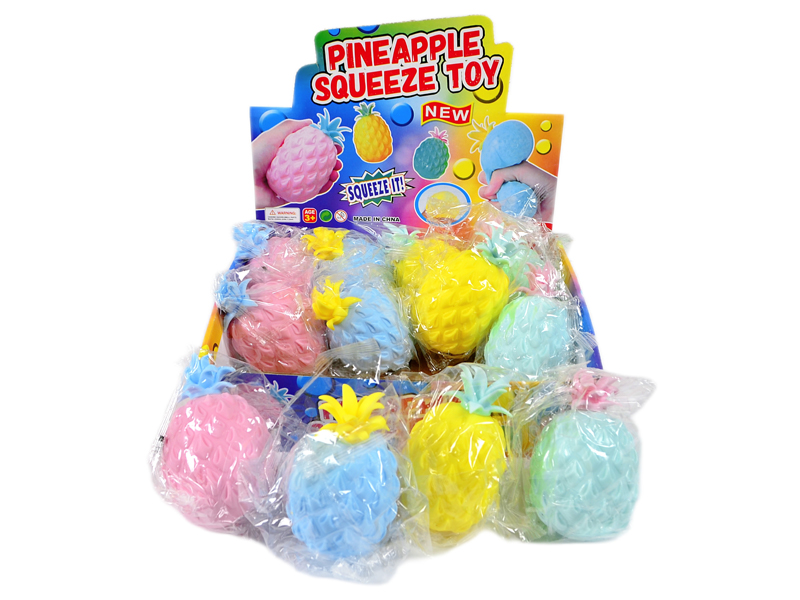 12Pcs Large Crystal Bead Pineapple Decompression Toy