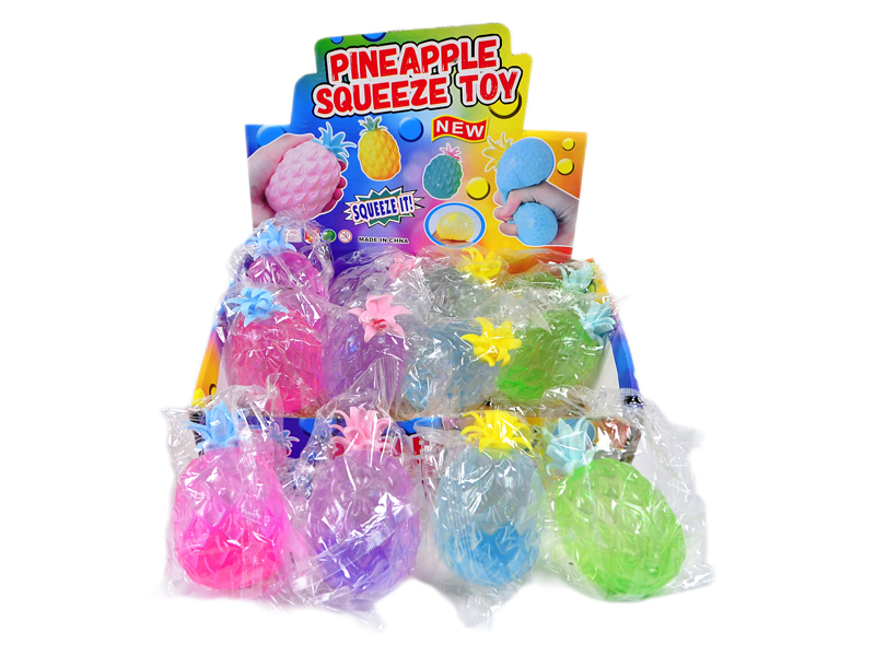 12Pcs Large Golden Pineapple Decompression Toy