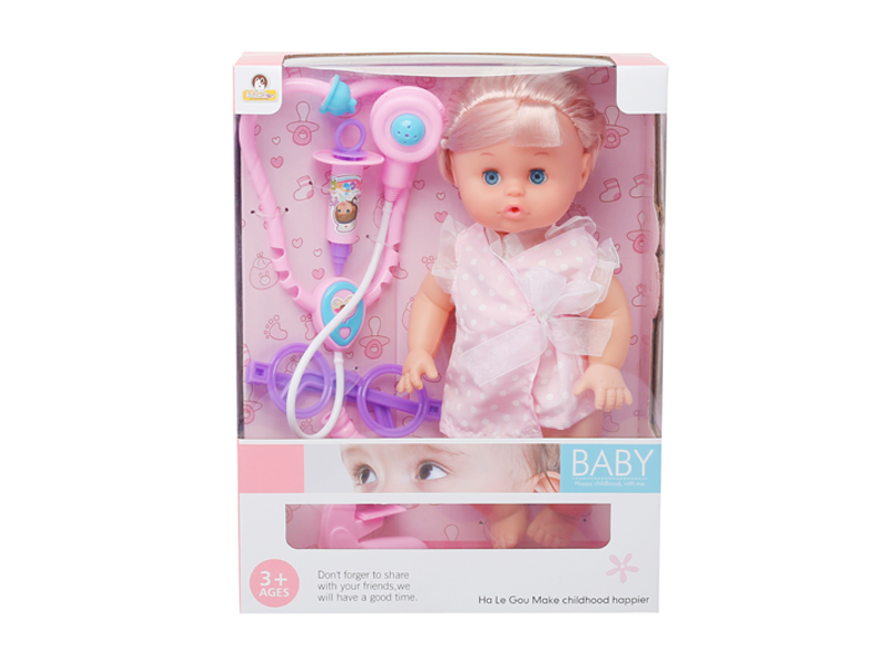 12 Inch Doll+Medical Toys Set