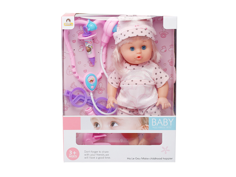 12 Inch Doll+Medical Toys Set