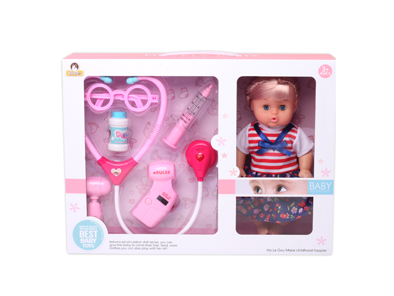 12 Inch Doll+Ic Medical Toys With Light