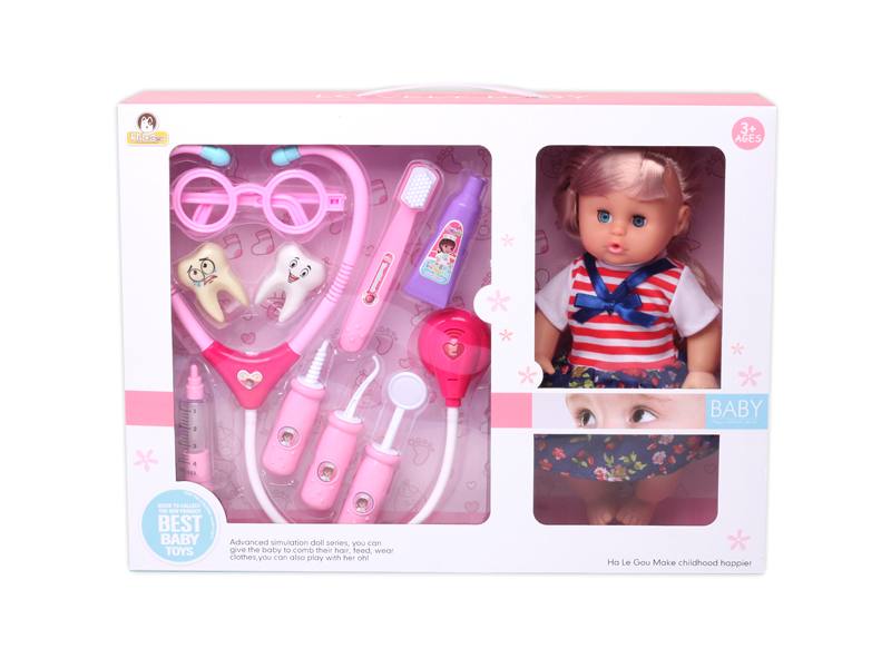 12 Inch Doll+Dentist Toys