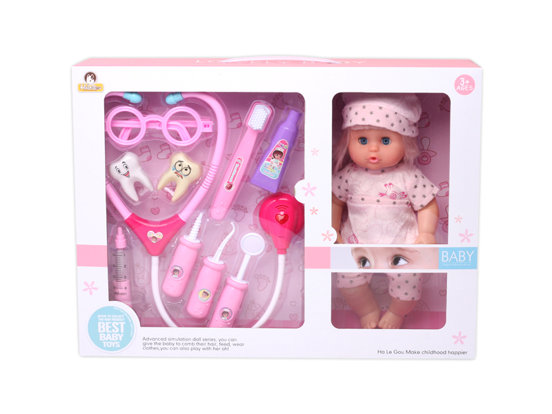 12 Inch Doll+Dentist Toys