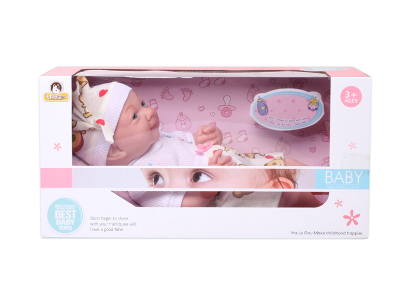 15 Inch Enamel Doll With Expression