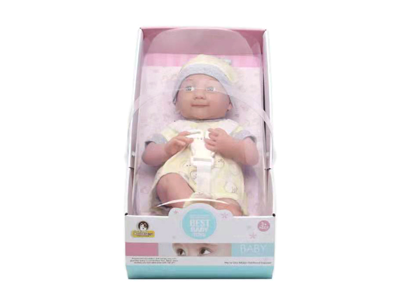 15 Inch Enamel Doll With Expression