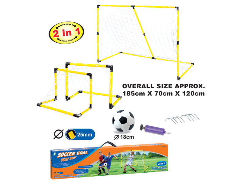 2 In 1 Football Goal Set