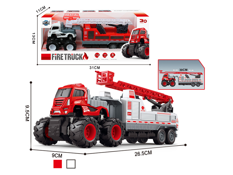4Wd Friction Alloy Ladder Fire Trailer