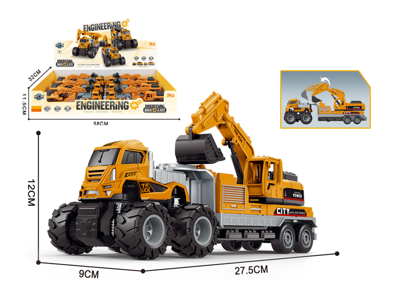 6Pcs 4Wd Friction Alloy Digger