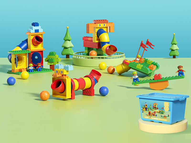 Pipeline Paradise Building Blocks (153PCS)