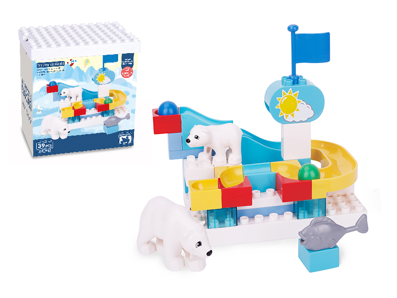 Polar Bear Slide Building Blocks (39PCS)