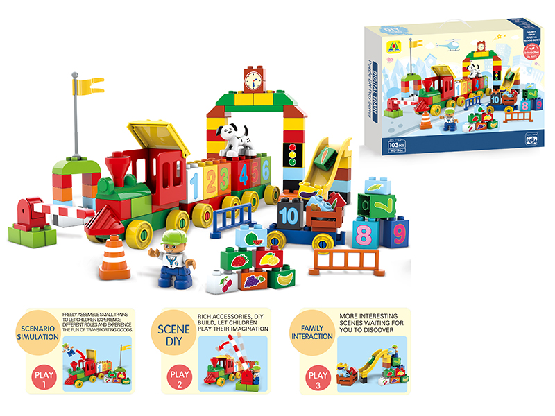 Variety Train Building Blocks (103PCS)