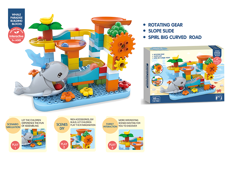 Whale Paradise Building Blocks(85PCS)