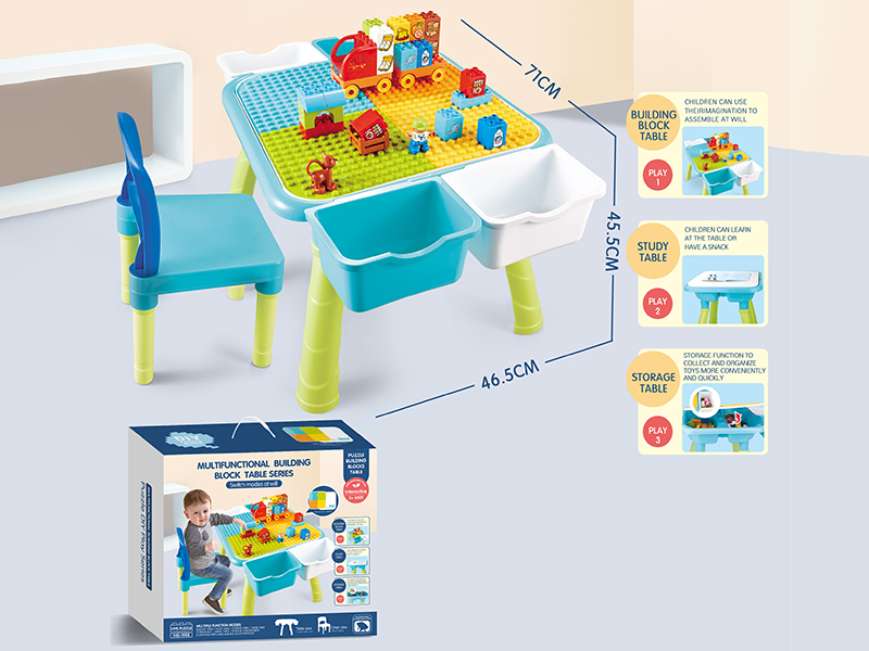 Multifunctional Learning Building Blocks Table(37PCS)