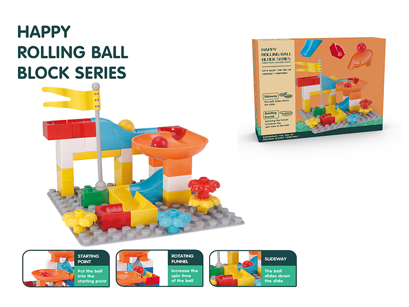 Happy Rolling Ball Building Blocks 41PCS
