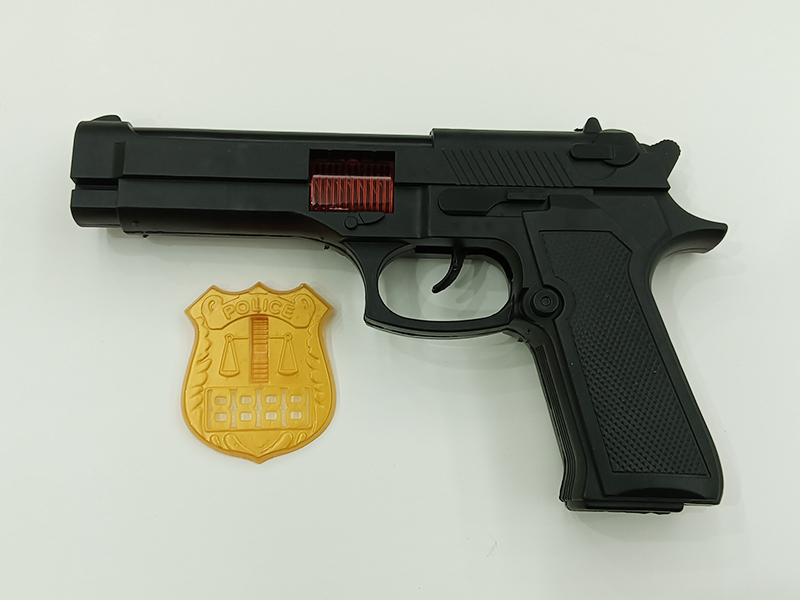 92F Pistol Flint Gun With Police Badge
