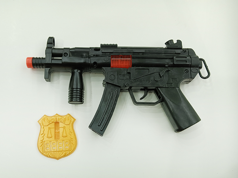 Small MP5 Flint Gun With Police Badge