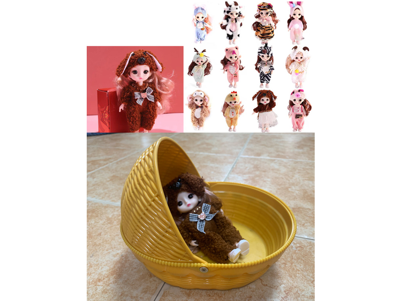 Basket Girls Doll Toys