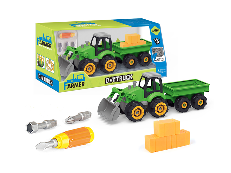 Assemblable Farm Trailer+Straw Bag