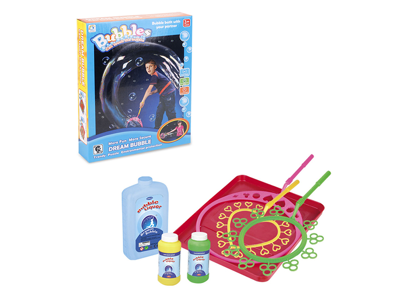 Heart-Shaped Big Bubble Wand Toy