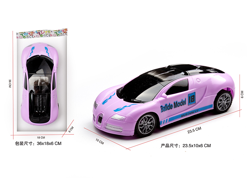 1:18 Friction Bugatti Race Car