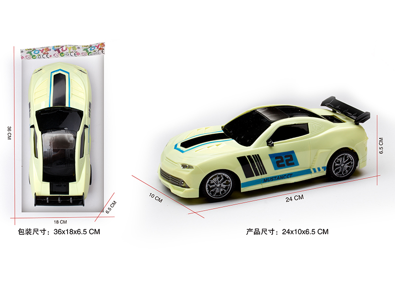 1:18 Friction Bumblebee Race Car