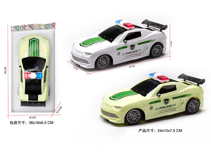 1:18 Friction Bumblebee Police Car