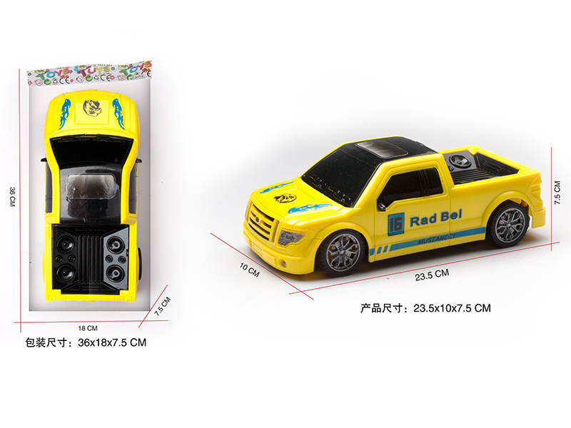 1:18 Friction Race Car